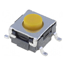 Microîntrerupător TACT SPST-NO 0,05A/24VDC SMT - Pozitie 2 Fara Contact | Electronic-mag.ro | Componente Electronice