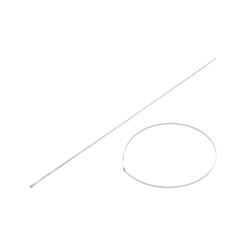 Colier de strângere din oțel natural, dimensiuni L: 680mm, W: 4,6mm, capacitate 445N | Electronic-mag.ro | Componente Electronice Colier de strângere din oțel natural, dimensiuni L: 680mm, W: 4,6mm, capacitate 445N | Electronic-mag.ro | Componente Electronice