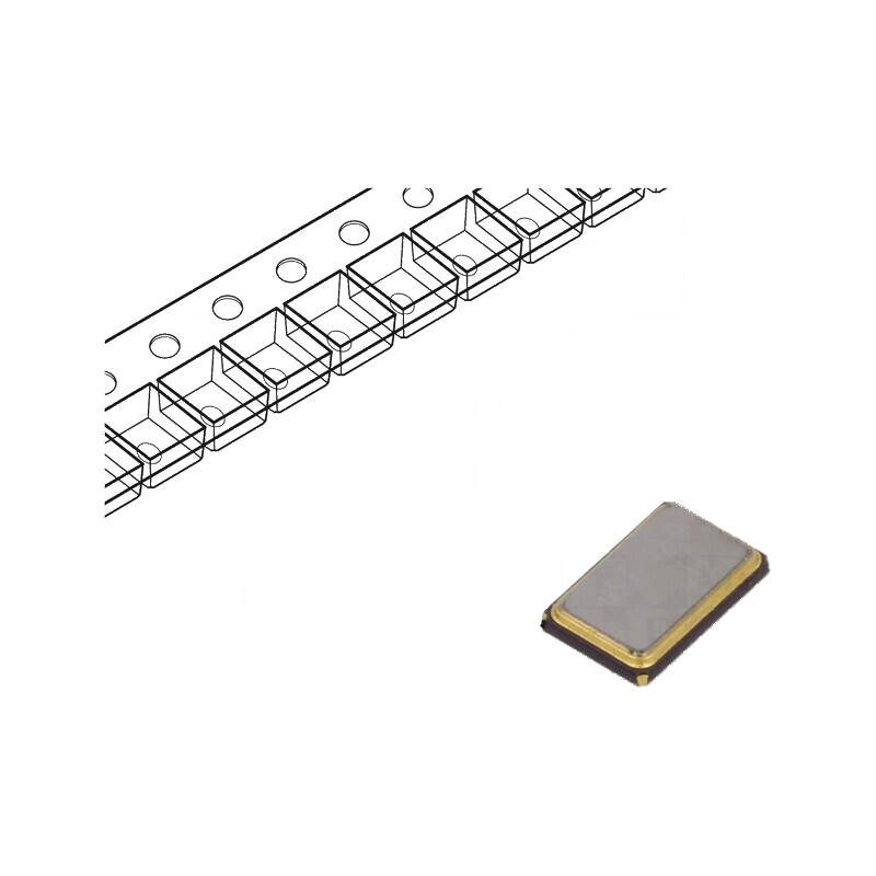 Rezonator de cuarț SMD 12MHz ±30ppm 18pF 5x3,2x0,9mm | Electronic-mag.ro | Componente Electronice Rezonator de cuarț SMD 12MHz ±30ppm 18pF 5x3,2x0,9mm | Electronic-mag.ro | Componente Electronice