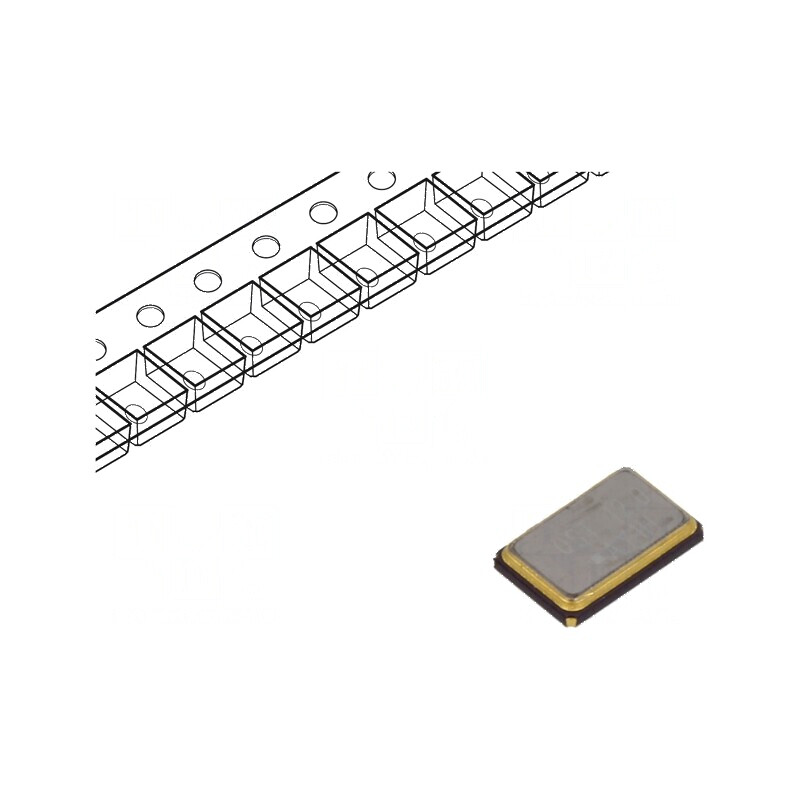 Rezonator cu cuarț 12MHz ±30ppm 18pF SMD, Dimensiuni 5x3,2x0,9mm | Electronic-mag.ro | Componente Electronice Rezonator cu cuarț 12MHz ±30ppm 18pF SMD, Dimensiuni 5x3,2x0,9mm | Electronic-mag.ro | Componente Electronice