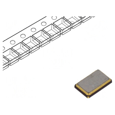 Rezonator cu cuarț 12MHz ±30ppm 18pF SMD, Dimensiuni 5x3,2x0,9mm | Electronic-mag.ro | Componente Electronice