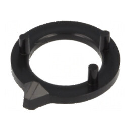 Indicator ABS negru cu fixare prin apăsare și săgeată - Accesoriu pentru semnalizare | Electronic-mag.ro | Componente Electronice