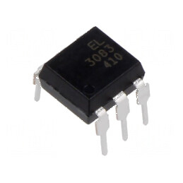 Optotriac 5kV DIP6 EL308X - Triac cu Timp de Răspuns de 600V/μs | Electronic-mag.ro | Componente Electronice