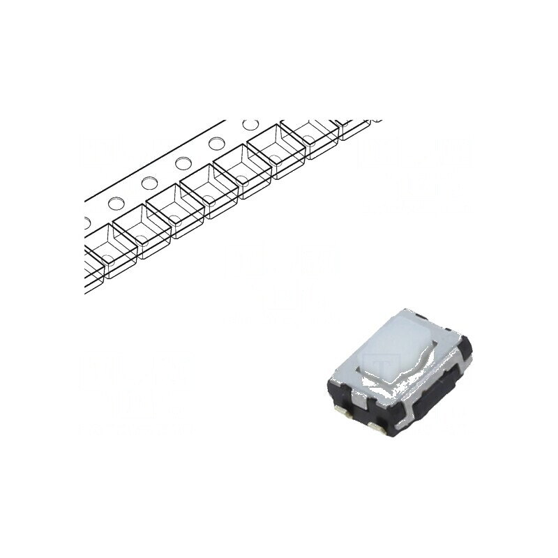 Microîntrerupător TACT SPST 0,02A/15VDC SMT fără 2,5mm - Comutator Compact pentru Aplicații Electronice | Electronic-mag.ro | Componente Electronice Microîntrerupător TACT SPST 0,02A/15VDC SMT fără 2,5mm - Comutator Compact pentru Aplicații Electronice | Electronic-mag.ro | Componente Electronice