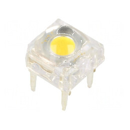 "LED Super Flux Alb Cald 7,62x7,62mm - 19,5÷22lm, 120° - Eficiență Energetică" | Electronic-mag.ro | Componente Electronice