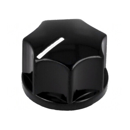 Buton Rotativ cu Indicator Bachelită Ø6,35mm - Dimensiuni Ø19x12,7mm | Electronic-mag.ro | Componente Electronice