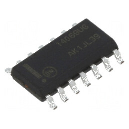 'IC Digital NOT 6 IN 1 CMOS SMD SO14 3-18VDC -55°C până la 125°C, Tub' | Electronic-mag.ro | Componente Electronice