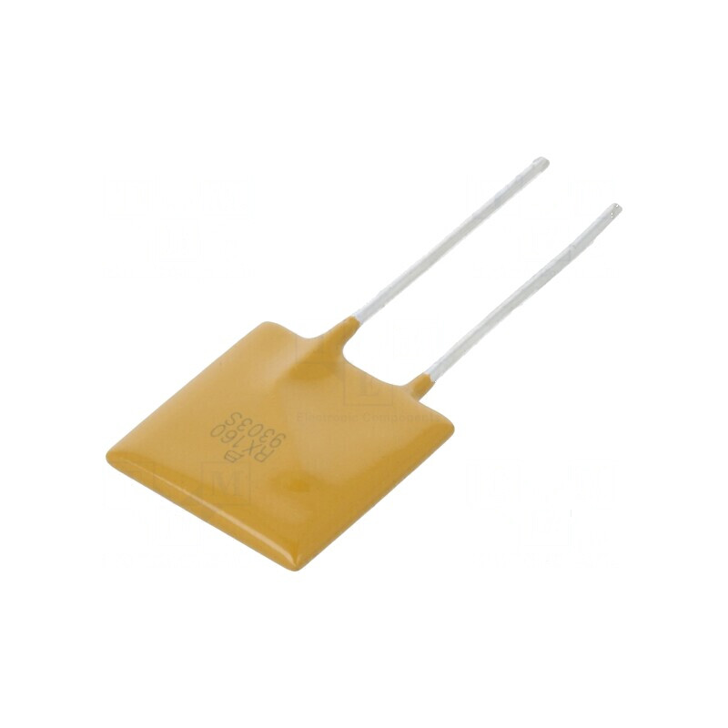 Siguranță polimerică PTC 1,6A Imax 40A PCB THT MF-RX/72 - Componentă electronică de protecție | Electronic-mag.ro | Componente Electronice
