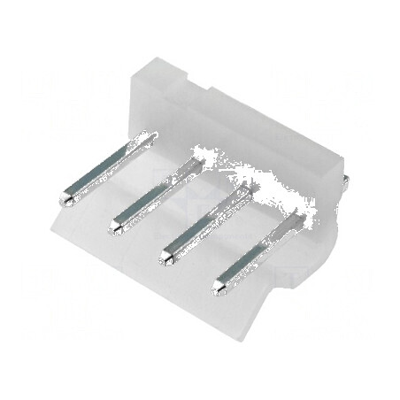 Conector cablu-placă soclu tată SPOX 5,08mm cu 4 pini THT pentru aplicații electrice | Electronic-mag.ro | Componente Electronice