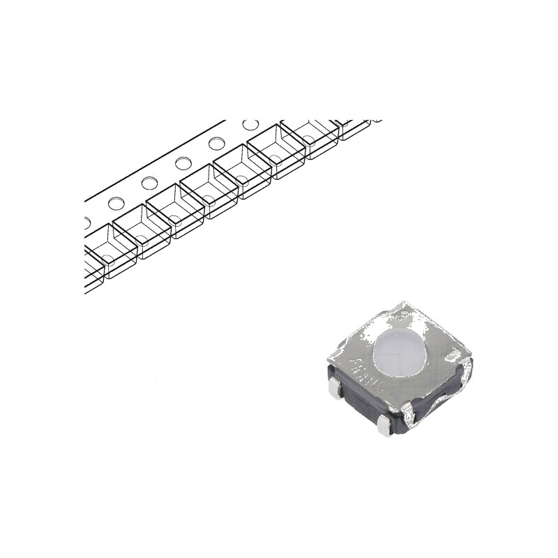 Microîntrerupător TACT SPST-NO Pozitie 2 0,05A/32VDC SMT Fără Contacte Adiționale | Electronic-mag.ro | Componente Electronice Microîntrerupător TACT SPST-NO Pozitie 2 0,05A/32VDC SMT Fără Contacte Adiționale | Electronic-mag.ro | Componente Electronice