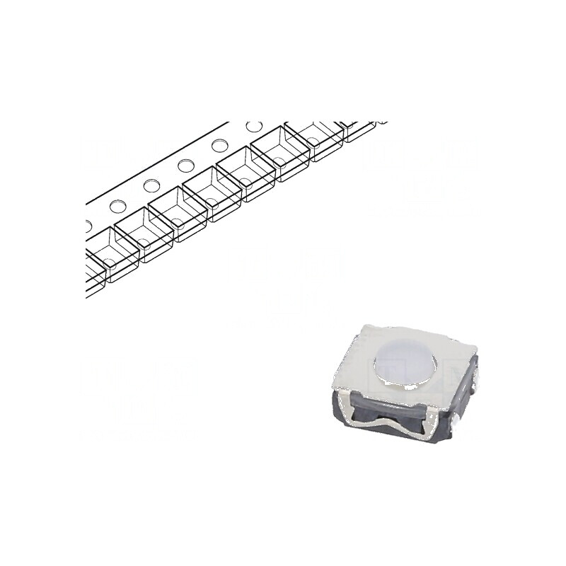Microîntrerupător TACT SPST-NO Poz: 2 0,05A/32VDC SMT Fără 4N - Comutator Compact pentru Aplicații Electronice | Electronic-mag.ro | Componente Electronice Microîntrerupător TACT SPST-NO Poz: 2 0,05A/32VDC SMT Fără 4N - Comutator Compact pentru Aplicații Electronice | Electronic-mag.ro | Componente Electronice