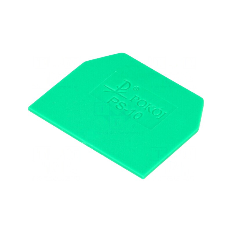 Placă extremitate verde din poliamidă, lățime 1mm, rezistență temperatură -25 până la 100°C | Electronic-mag.ro | Componente Electronice Placă extremitate verde din poliamidă, lățime 1mm, rezistență temperatură -25 până la 100°C | Electronic-mag.ro | Componente Electronice