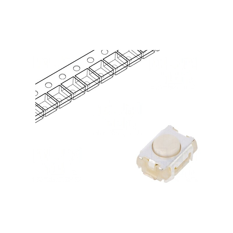 Microîntrerupător TACT SPST-NO 0,05A/12VDC SMT - Pozitie 2, Fara Contact | Electronic-mag.ro | Componente Electronice Microîntrerupător TACT SPST-NO 0,05A/12VDC SMT - Pozitie 2, Fara Contact | Electronic-mag.ro | Componente Electronice