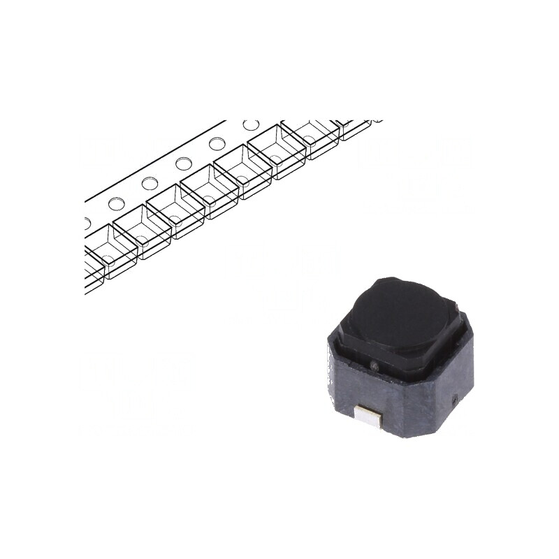 Microîntrerupător TACT SPST Pozitiv 2 - 0,05A/16VDC SMT 2,45N 5mm | Electronic-mag.ro | Componente Electronice Microîntrerupător TACT SPST Pozitiv 2 - 0,05A/16VDC SMT 2,45N 5mm | Electronic-mag.ro | Componente Electronice