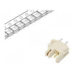 Conector cablu-cablu/PCB soclu Rotaconnect 3mm PIN 2 5A SMT pentru aplicații electronice | Electronic-mag.ro | Componente Electronice