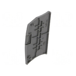 Capac Final Gri Întunecat SNK, Lățime 2,2mm, Înălțime 50,9mm, Temperatura Operațională -55÷110°C | Electronic-mag.ro | Componente Electronice