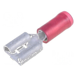 Terminal plat 6,3mm 0,8mm mamă pentru cablu crimpat 0,3÷0,9mm² | Electronic-mag.ro | Componente Electronice