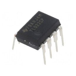 Amplificator Operațional 500kHz 2 Canale DIP8 - Tub IB 400nA | Electronic-mag.ro | Componente Electronice