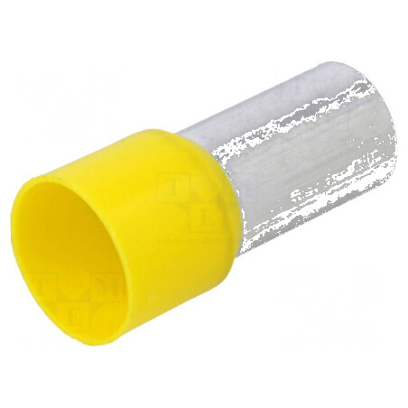 Vârf de tub de capăt izolată cupru 70mm² 21mm, cositorit, crimpat - Conector electric profesional | Electronic-mag.ro | Componente Electronice
