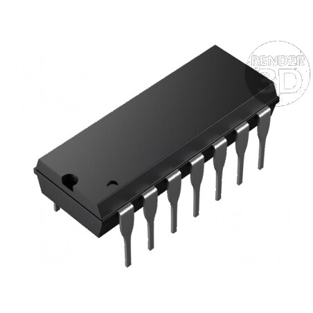 IC Digital Temporizator Programabil CMOS THT DIP14 CD4000 - Circuit Integrat pentru Controlul Timpului | Electronic-mag.ro | Componente Electronice