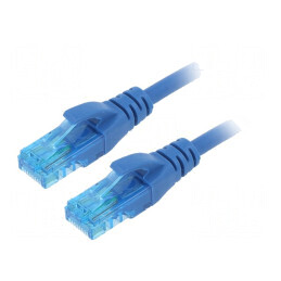 Cabluri Patch U/UTP 5e Litat CCA PVC Albastru 0,25m 26AWG | Electronic-mag.ro | Componente Electronice