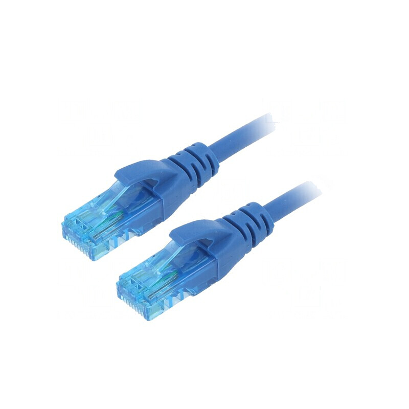 Cabluri Patch U/UTP 5e Litat CCA PVC Albastru 0,25m 26AWG | Electronic-mag.ro | Componente Electronice