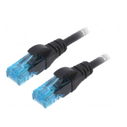 "Patch Cord U/UTP 5e Litat CCA PVC Negru 0.25m 26AWG - Cablu de Rețea de Înaltă Calitate" | Electronic-mag.ro | Componente Electronice