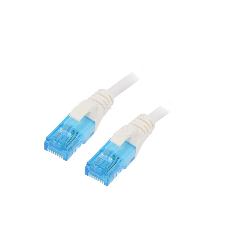 Cablu Patch U/UTP 5e litat CCA PVC alb 0,25m 26AWG - Conexiune de Înaltă Calitate | Electronic-mag.ro | Componente Electronice Cablu Patch U/UTP 5e litat CCA PVC alb 0,25m 26AWG - Conexiune de Înaltă Calitate | Electronic-mag.ro | Componente Electronice