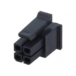 MicroFit 3.0 DR Receptacul 4 Circuit Glow Wire - Conector Electric Profesionist | Electronic-mag.ro | Componente Electronice