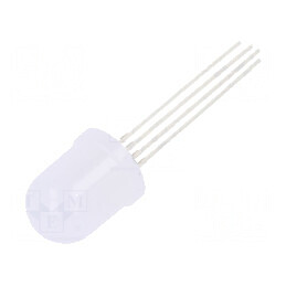 Lampa LED 10mm Roșie/Verde/Galben 180° cu Parte Frontală Convex Rotund | Electronic-mag.ro | Componente Electronice