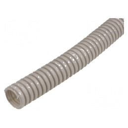 Tub de protecție PVC gri 25m, 320N, Ø19mm, Dimensiune: 25 | Electronic-mag.ro | Componente Electronice