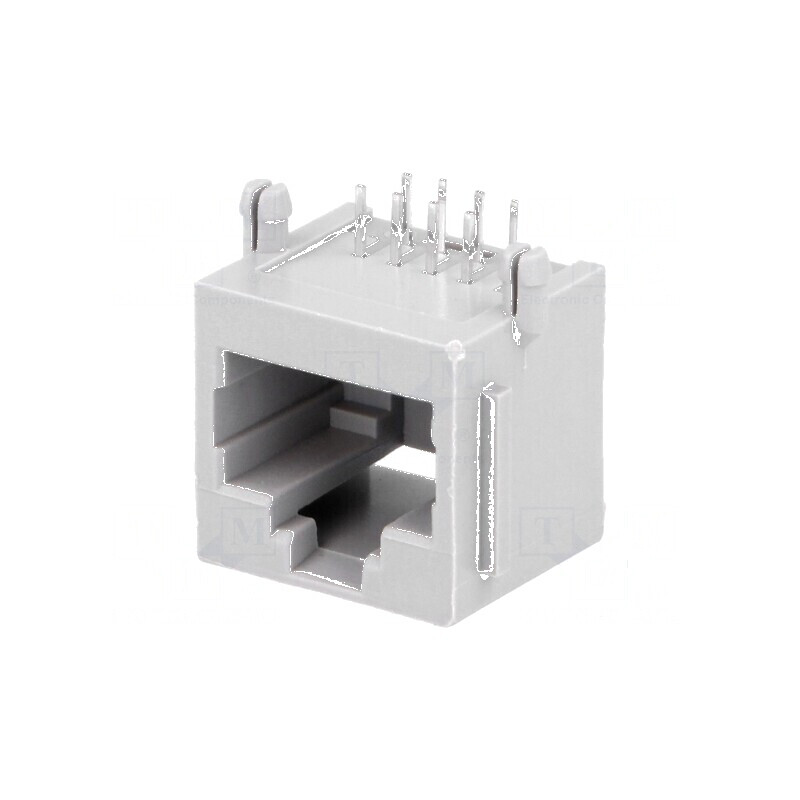 Conector RJ45 Soclu PIN 8 cu Contacte din Bronz-Fosfor Aurit THT - Soluție Profesională de Conectivitate | Electronic-mag.ro | Componente Electronice Conector RJ45 Soclu PIN 8 cu Contacte din Bronz-Fosfor Aurit THT - Soluție Profesională de Conectivitate | Electronic-mag.ro | Componente Electronice