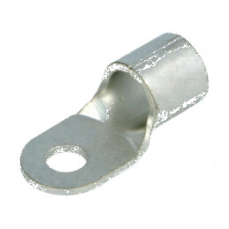 Vârf inelar M6 pentru cablu neizolat, crimpat, 25÷35mm², cositorit | Electronic-mag.ro | Componente Electronice