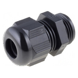 Garnitură de etanșare PG11 IP68 din poliamidă neagră - Protecție avansată împotriva apei | Electronic-mag.ro | Componente Electronice