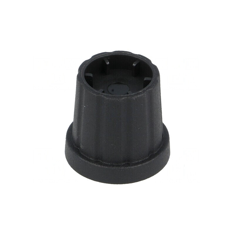 Buton rotativ cu flanşă plastic Øax: 6mm, Dimensiuni Ø16,5x19,2mm, Culoare Neagră | Electronic-mag.ro | Componente Electronice Buton rotativ cu flanşă plastic Øax: 6mm, Dimensiuni Ø16,5x19,2mm, Culoare Neagră | Electronic-mag.ro | Componente Electronice