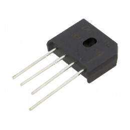 Punte Redresoare Monofazată Urmax 100V, 6A, 150A - Componente Electronice Profesionale | Electronic-mag.ro | Componente Electronice