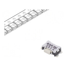 Microîntrerupător TACT SPST-NO 0,05A/32VDC SMT - Pozitie 2, Fara Actuator | Electronic-mag.ro | Componente Electronice