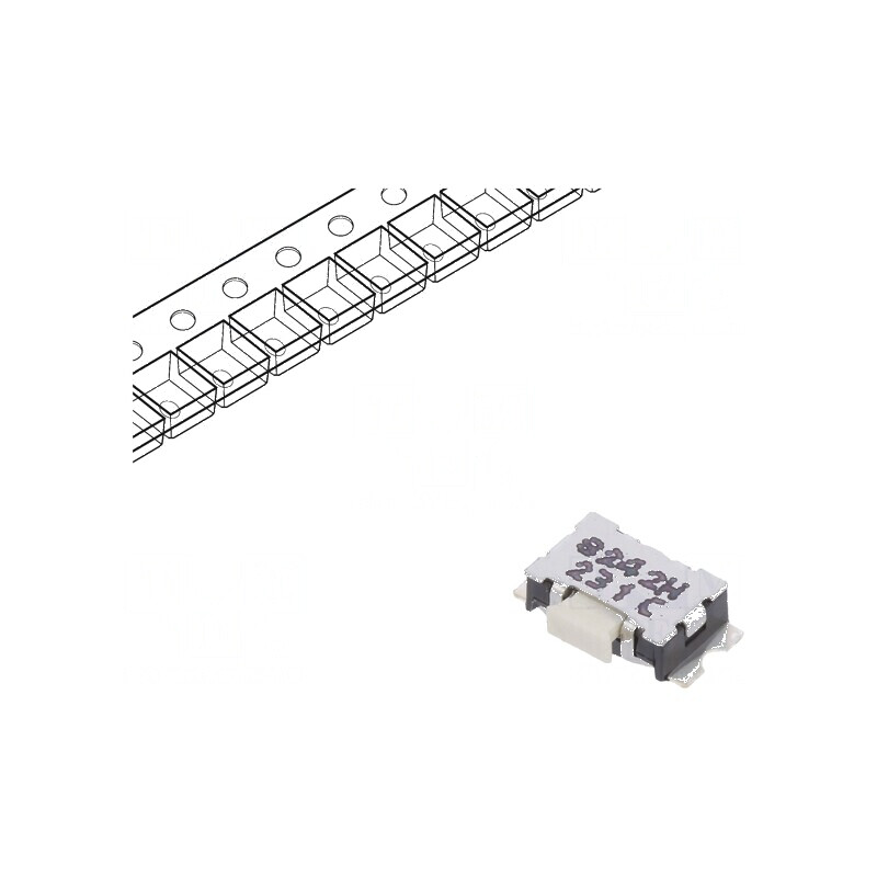 Microîntrerupător TACT SPST-NO 0,05A/32VDC SMT - Pozitie 2, Fara Actuator | Electronic-mag.ro | Componente Electronice Microîntrerupător TACT SPST-NO 0,05A/32VDC SMT - Pozitie 2, Fara Actuator | Electronic-mag.ro | Componente Electronice