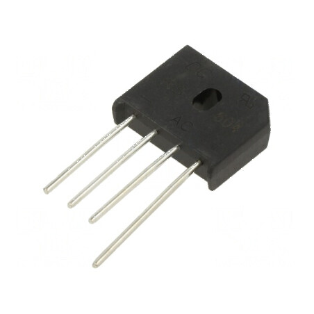 Punte Redresoare Monofazată Urmax 400V, 6A If, 150A Ifsm - Soluție Electrică Profesionistă | Electronic-mag.ro | Componente Electronice