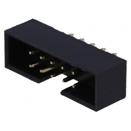 Conector IDC Soclu Tată Aurit 10 PIN THT 2mm Negru | Electronic-mag.ro | Componente Electronice
