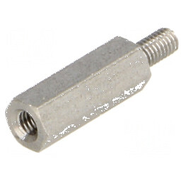 Piuliță Distanțieră Filetată 15mm M3 - Filet Interior și Exterior M3 | Electronic-mag.ro | Componente Electronice