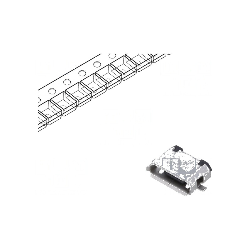 Conector USB B Micro Soclu SMT PIN 5 Orizontale USB 2.0 1.8A - Componente Electronice | Electronic-mag.ro | Componente Electronice Conector USB B Micro Soclu SMT PIN 5 Orizontale USB 2.0 1.8A - Componente Electronice | Electronic-mag.ro | Componente Electronice