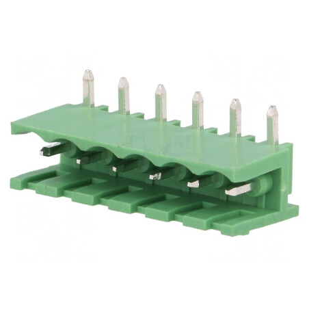 Regletă de conexiuni deconectabilă 5mm, 6 piste, unghi 90° - Soluție profesională pentru cablare electrică | Electronic-mag.ro | Componente Electronice