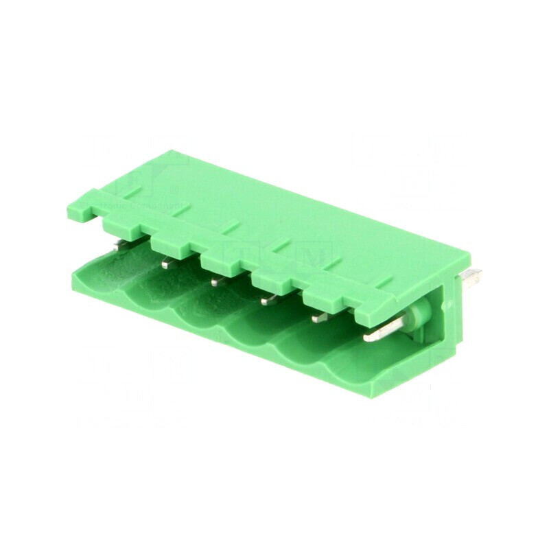 Regletă de Conexiuni Deconectabilă 5mm cu 6 Piste Drept Soclu | Electronic-mag.ro | Componente Electronice