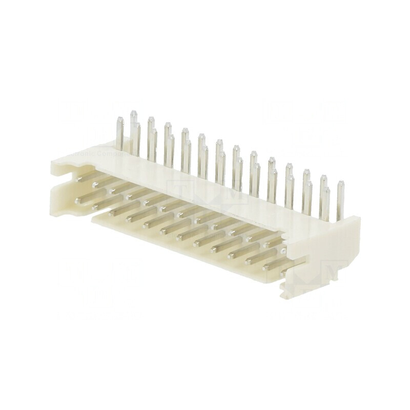 Conector cablu-placă soclu tată PIN 26 Pas 2mm THT 100V 2A - Componentă electronică de înaltă calitate | Electronic-mag.ro | Componente Electronice