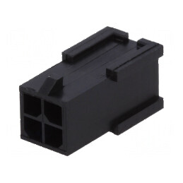 Conector Micro MATE-N-LOK 3mm cu 4 pini - cablu-placă mufă tată | Electronic-mag.ro | Componente Electronice