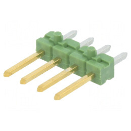 Conector AMPMODU MOD II, tată, 4 pini THT, şiruri pini | Electronic-mag.ro | Componente Electronice