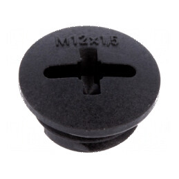 Capac de protecție M12 1,5 IP68 din poliamidă neagră SKINDICHT® - Soluție fiabilă pentru protecția conexiunilor electrice | Electronic-mag.ro | Componente Electronice