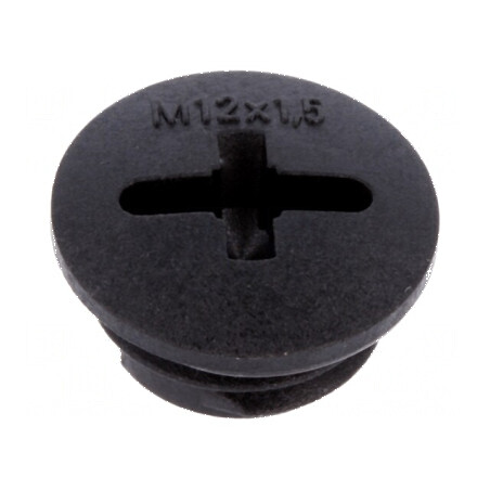 Capac de protecție M12 1,5 IP68 din poliamidă neagră SKINDICHT® - Soluție fiabilă pentru protecția conexiunilor electrice | Electronic-mag.ro | Componente Electronice