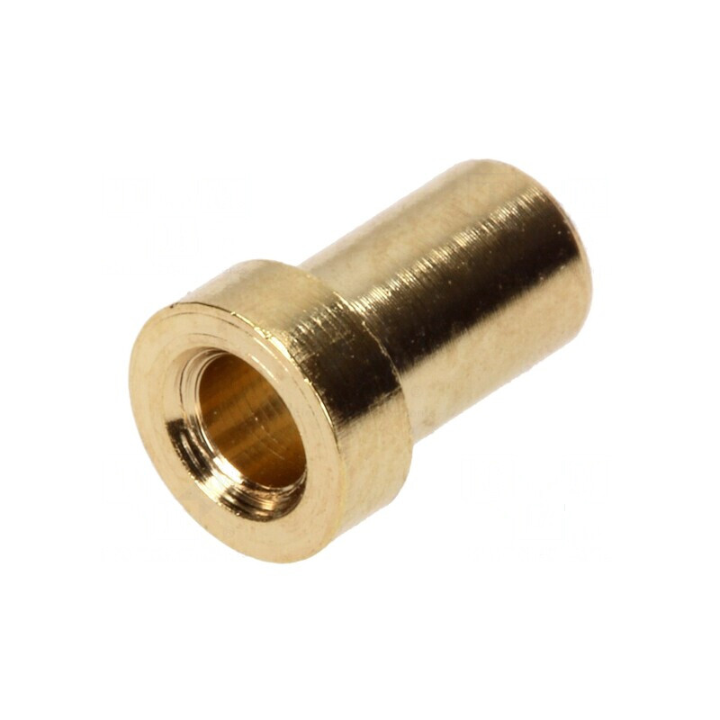 Conector Banană 2mm Soclu 6mm, Placare Aurit, Neizolat, Alamă | Electronic-mag.ro | Componente Electronice